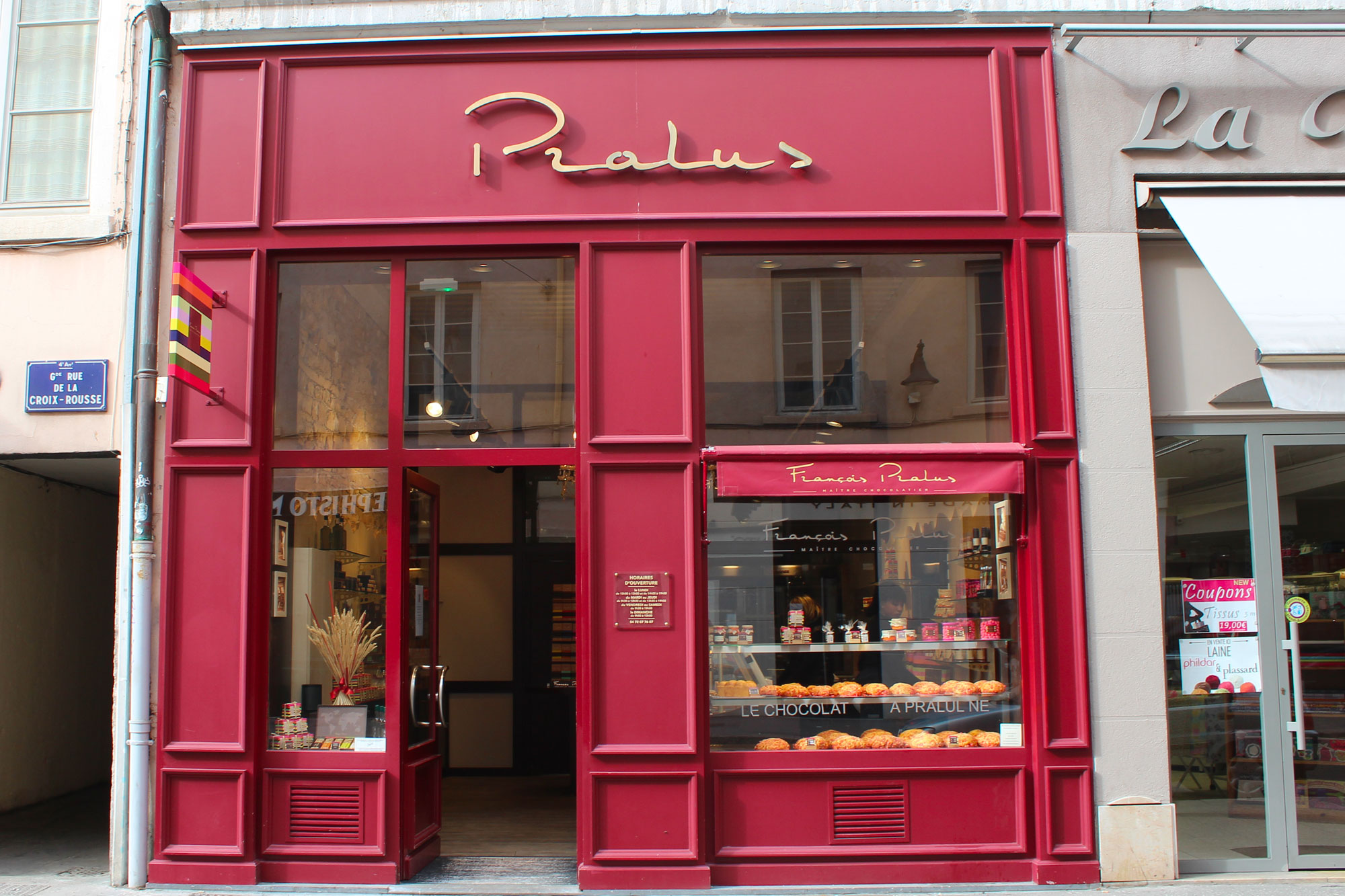 Boutique François Pralus Lyon Croix Rousse